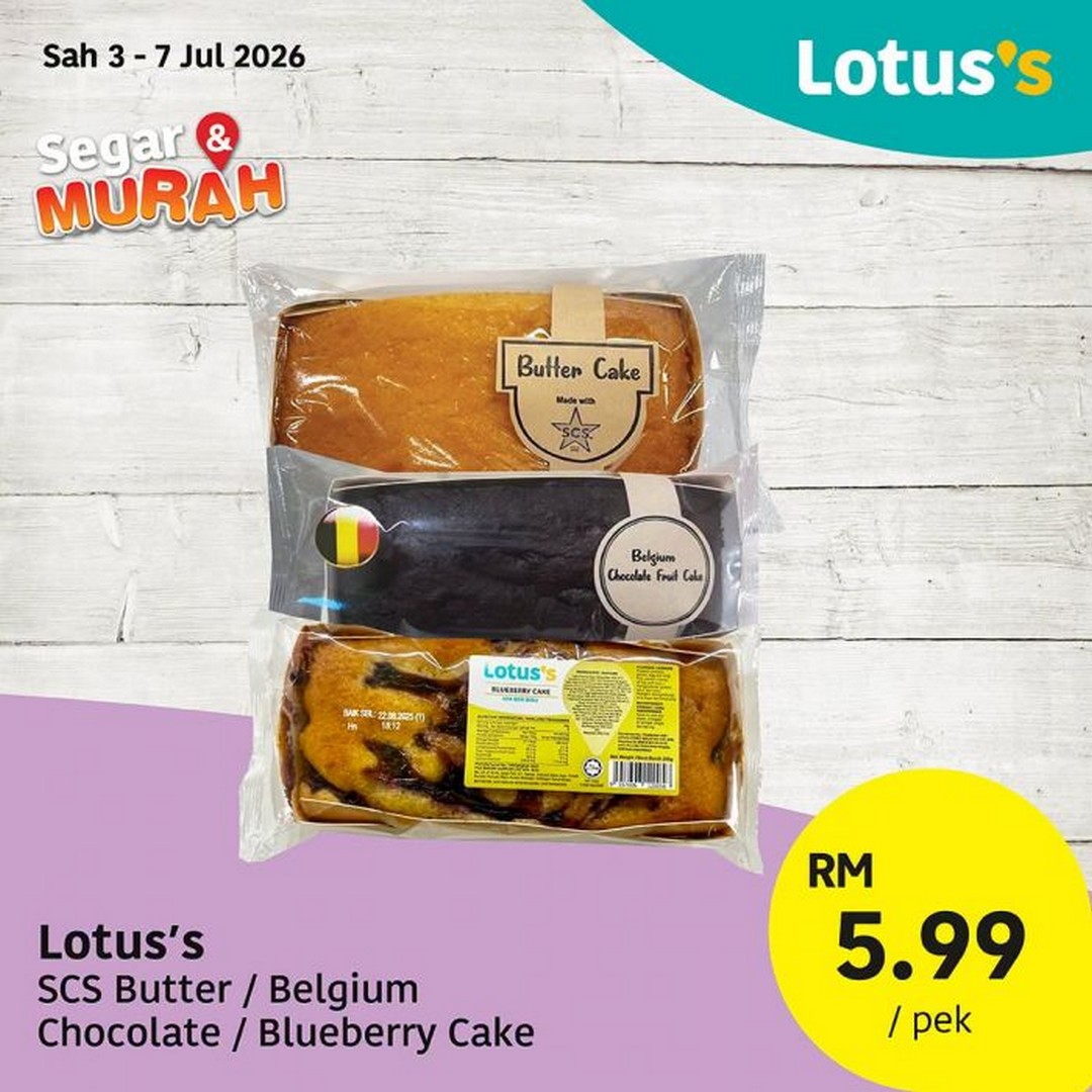 Lotuss-Malaysia-Segar-Murah-Promotion-14 3–7 July 2026: Lotus's Malaysia Segar & Murah Promotion – Fresh Chicken from RM8.49/kg, Fresh Seafood, Fruits, Vegetables and Bakery Deals