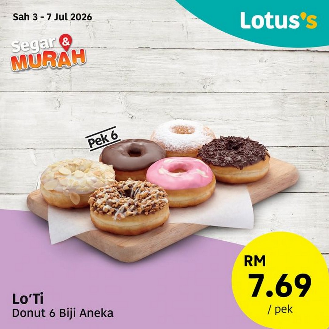 Lotuss-Malaysia-Segar-Murah-Promotion-15 3–7 July 2026: Lotus's Malaysia Segar & Murah Promotion – Fresh Chicken from RM8.49/kg, Fresh Seafood, Fruits, Vegetables and Bakery Deals