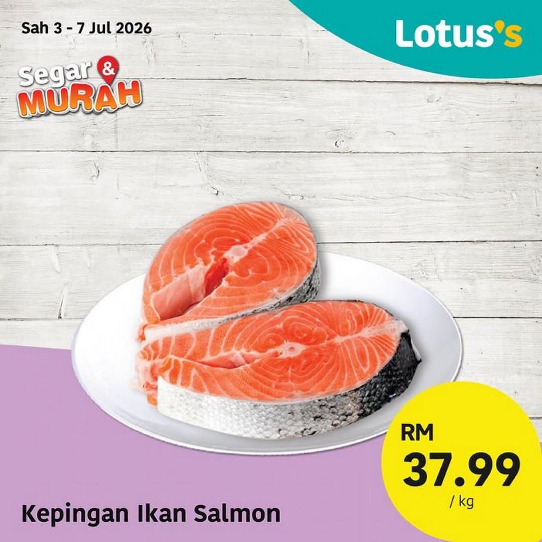 Lotuss-Malaysia-Segar-Murah-Promotion-4 3–7 July 2026: Lotus's Malaysia Segar & Murah Promotion – Fresh Chicken from RM8.49/kg, Fresh Seafood, Fruits, Vegetables and Bakery Deals