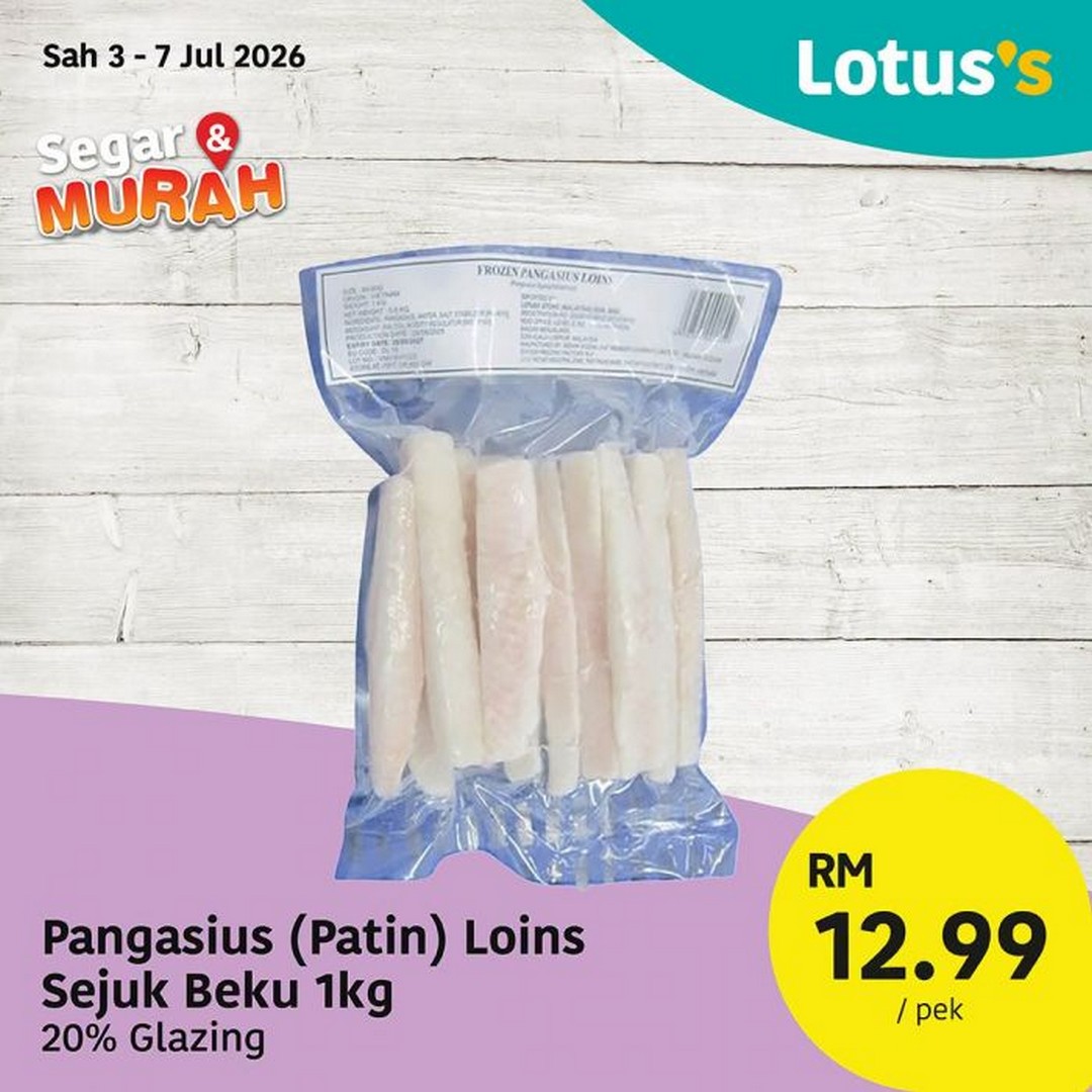 Lotuss-Malaysia-Segar-Murah-Promotion-5 3–7 July 2026: Lotus's Malaysia Segar & Murah Promotion – Fresh Chicken from RM8.49/kg, Fresh Seafood, Fruits, Vegetables and Bakery Deals