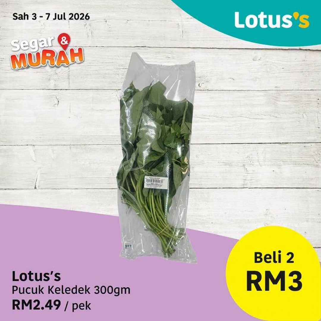 Lotuss-Malaysia-Segar-Murah-Promotion-7 3–7 July 2026: Lotus's Malaysia Segar & Murah Promotion – Fresh Chicken from RM8.49/kg, Fresh Seafood, Fruits, Vegetables and Bakery Deals