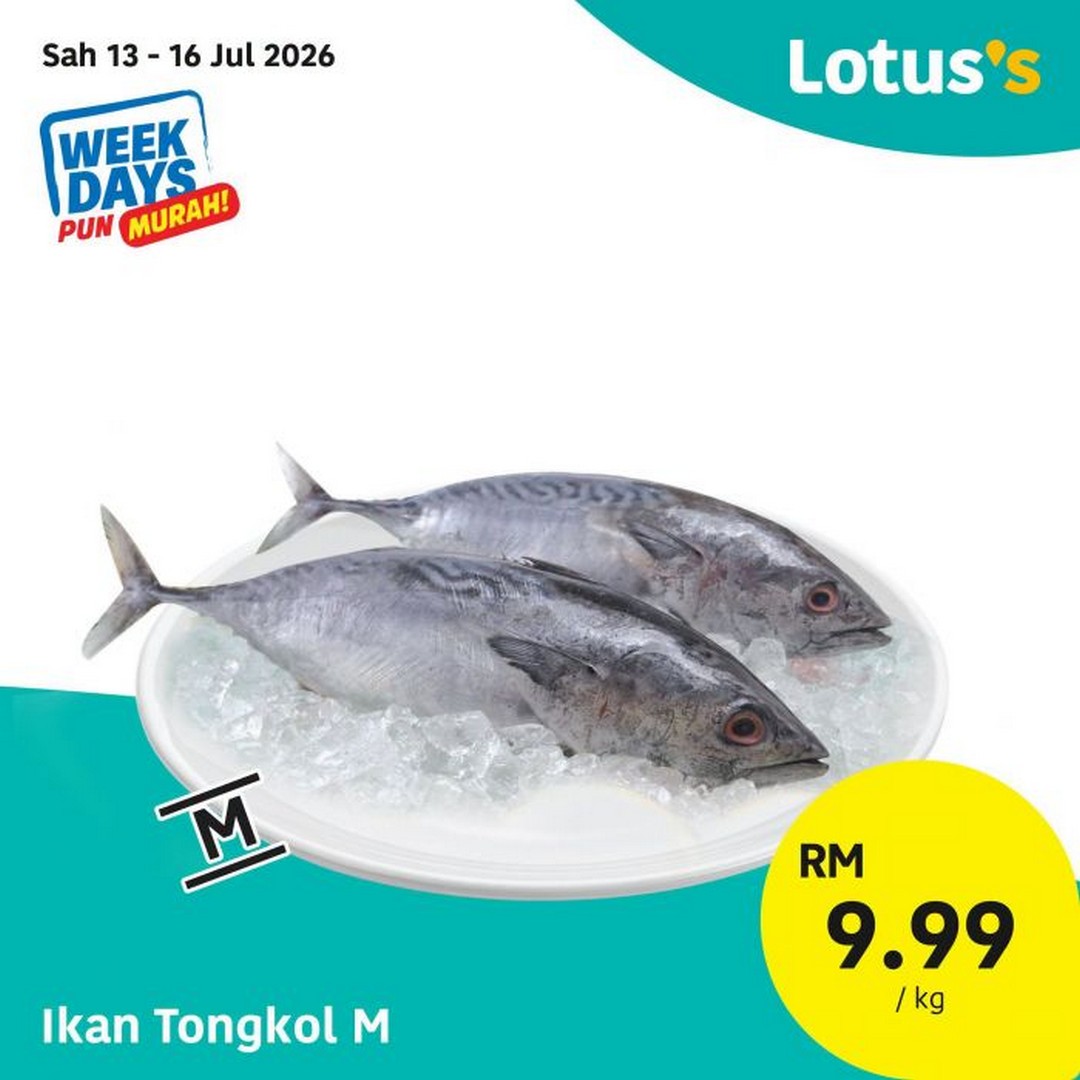 Lotuss-Malaysia-Weekdays-Pun-Murah-Sale-3 13-16 July 2026: Lotus's Malaysia Weekdays Pun Murah Sale – Buy 1 Free 1 Darlie, RM69 Standing Fan and Grocery Deals Worth Shopping