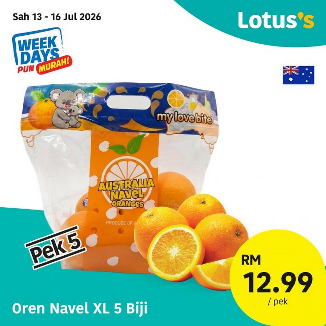Lotuss-Malaysia-Weekdays-Pun-Murah-Sale-5 13-16 July 2026: Lotus's Malaysia Weekdays Pun Murah Sale – Buy 1 Free 1 Darlie, RM69 Standing Fan and Grocery Deals Worth Shopping