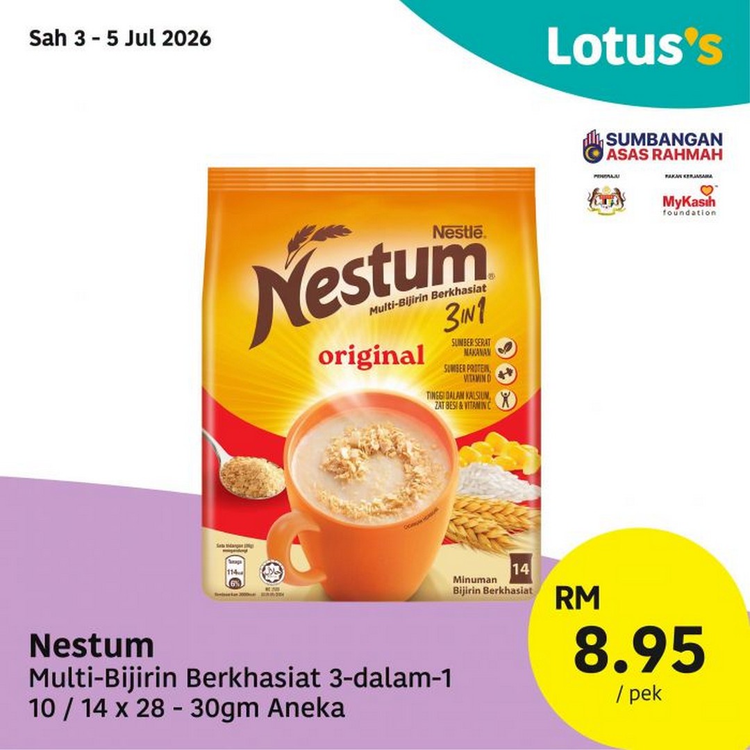 Lotuss-Pasti-Berbaloi-Sale-Promotion-11 3–15 July 2026: Lotus's Pasti Berbaloi Sale Promotion – Grab Thai King Rice 10kg for Only RM27.90 Plus Huge Savings on Milo, Cooking Oil, Downy and More