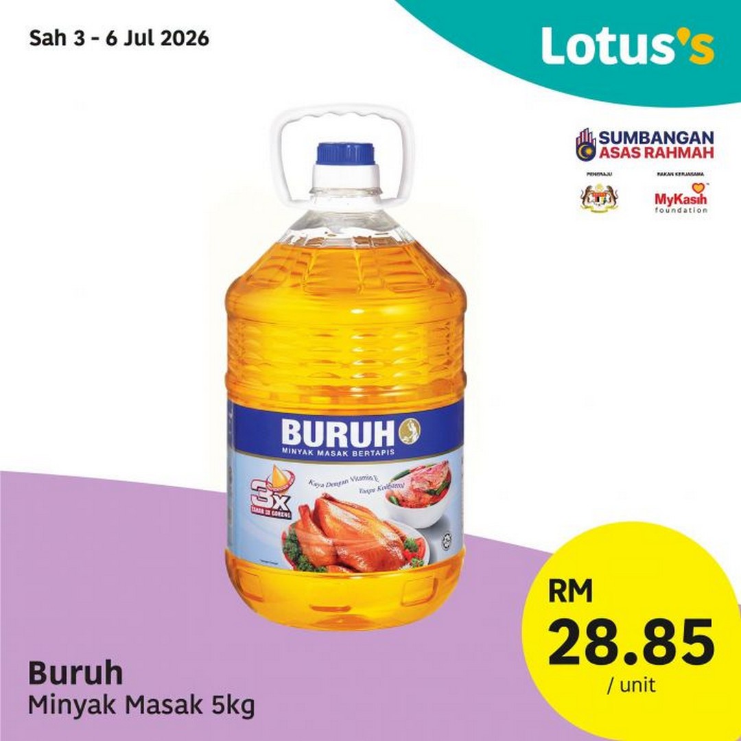Lotuss-Pasti-Berbaloi-Sale-Promotion-2 3–15 July 2026: Lotus's Pasti Berbaloi Sale Promotion – Grab Thai King Rice 10kg for Only RM27.90 Plus Huge Savings on Milo, Cooking Oil, Downy and More