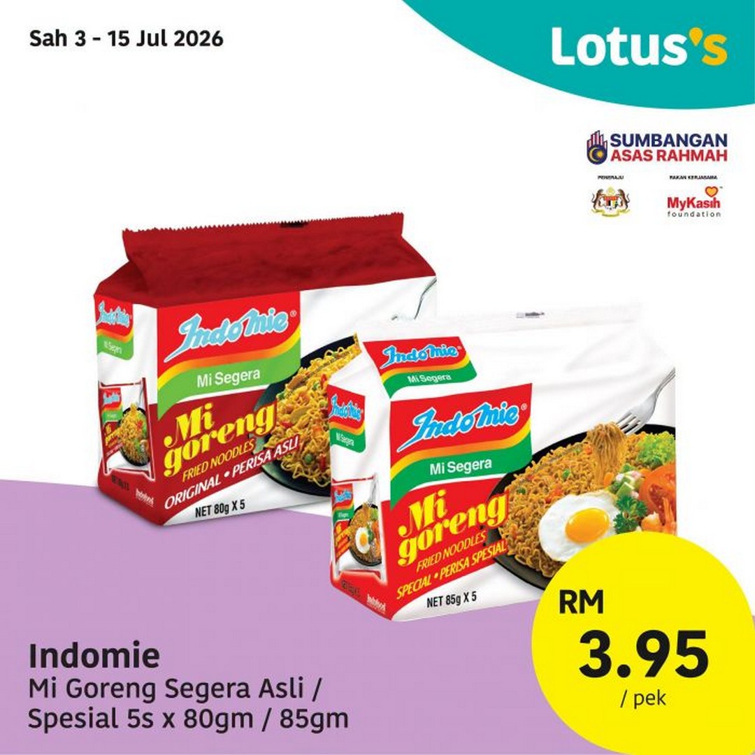 Lotuss-Pasti-Berbaloi-Sale-Promotion-3 3–15 July 2026: Lotus's Pasti Berbaloi Sale Promotion – Grab Thai King Rice 10kg for Only RM27.90 Plus Huge Savings on Milo, Cooking Oil, Downy and More