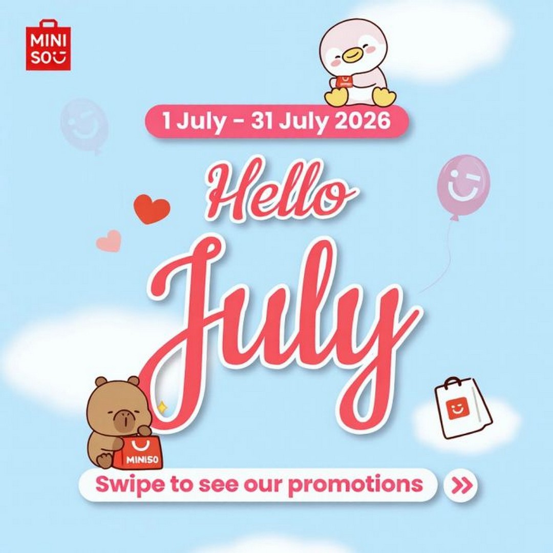 MINISO-Malaysia-Hello-July-Promotion-–-Enjoy-Up-to-30-OFF 1–31 July 2026: MINISO Malaysia Hello July Promotion – Enjoy Up to 30% OFF The Legend of Hei Collection, Cosmetics Deals, Ichiban Kuji Savings & More