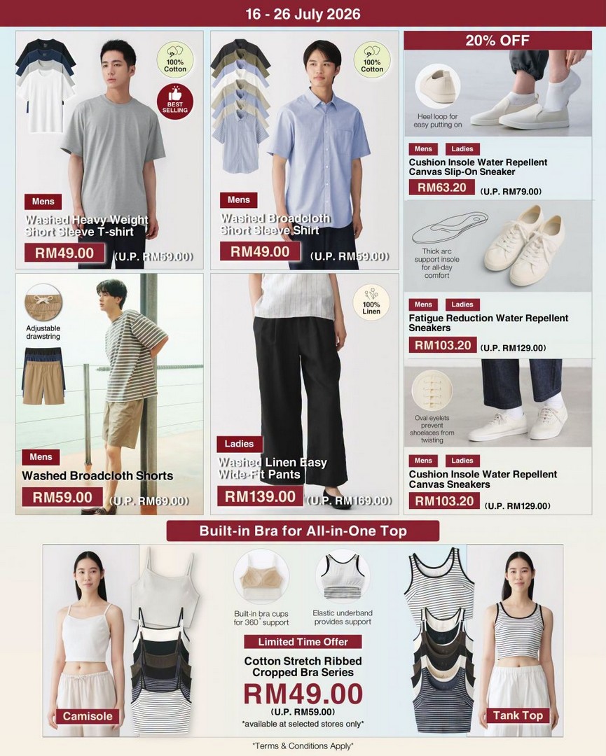 MUJI-Malaysia-July-Monthly-Promotion-1 16-26 July 2026: MUJI Malaysia July Monthly Promotion – Save Up to 30% on Home Essentials, Fashion, Instant Food and More