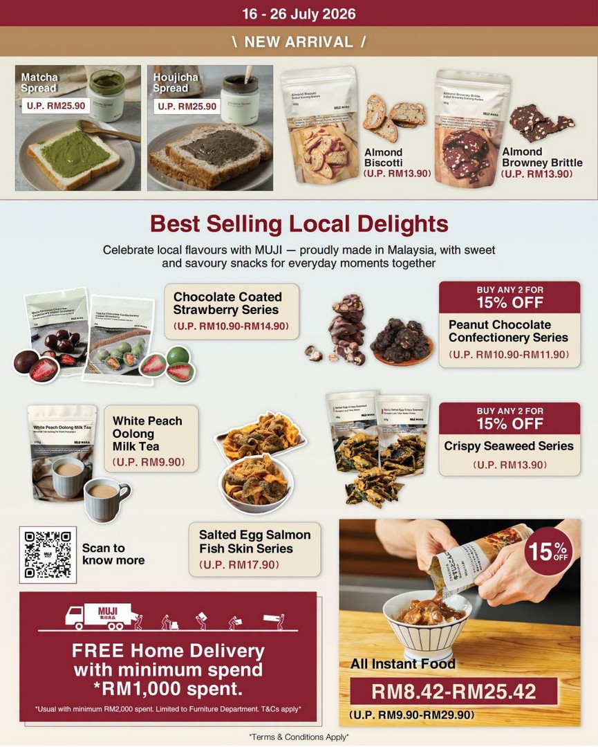 MUJI-Malaysia-July-Monthly-Promotion-5 16-26 July 2026: MUJI Malaysia July Monthly Promotion – Save Up to 30% on Home Essentials, Fashion, Instant Food and More