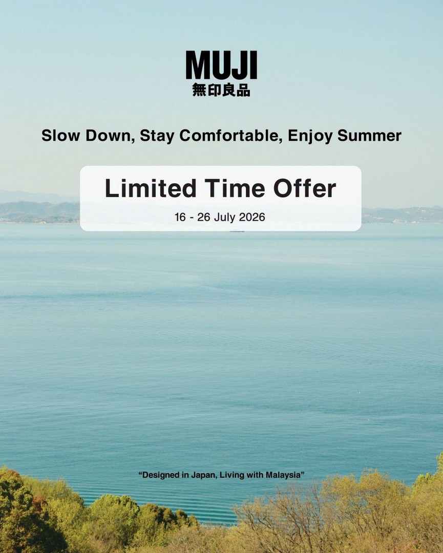 MUJI-Malaysia-July-Monthly-Promotion 16-26 July 2026: MUJI Malaysia July Monthly Promotion – Save Up to 30% on Home Essentials, Fashion, Instant Food and More