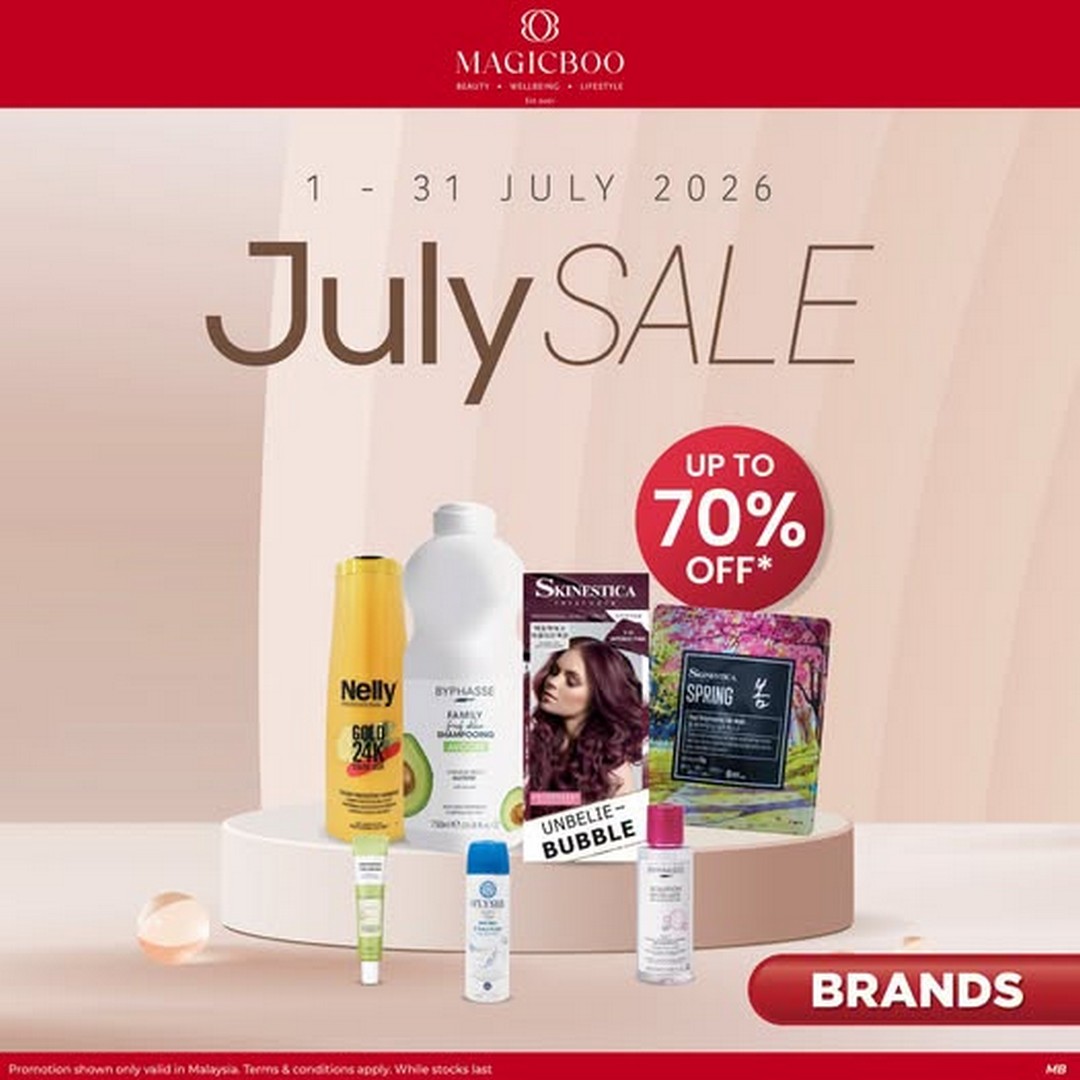 Magicboo-Beauty-Malaysia-July-Beauty-Promotion 1–31 July 2026: Magicboo Beauty Malaysia July Beauty Promotion – Enjoy Incredible Savings on Skincare, Haircare, Beauty Tools and Self-Care Essentials Across West Malaysia