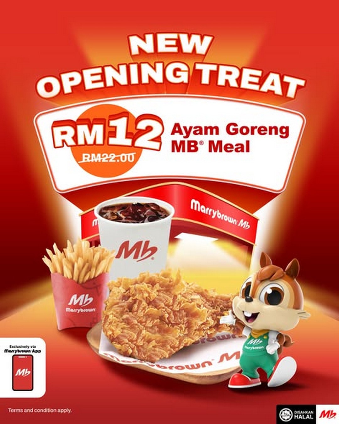 Marrybrown-Genting-Highlands-Grand-Opening-Promotion-1 17 July 2026: Marrybrown Genting Highlands Grand Opening Promotion – RM12 Ayam Goreng MB Meal, Free Ice Cream & Fanta Cooler Bag Giveaway