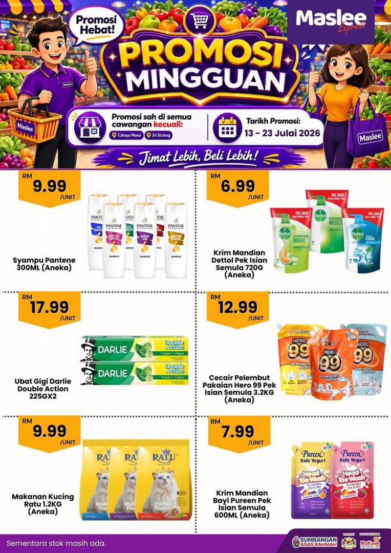 Maslee-Weekly-Jimat-Lebih-Sale-Promotion-1 13–23 July 2026: Maslee Weekly Jimat Lebih Sale Promotion – Save More on Groceries from RM2.59 at Participating Maslee Express Outlets