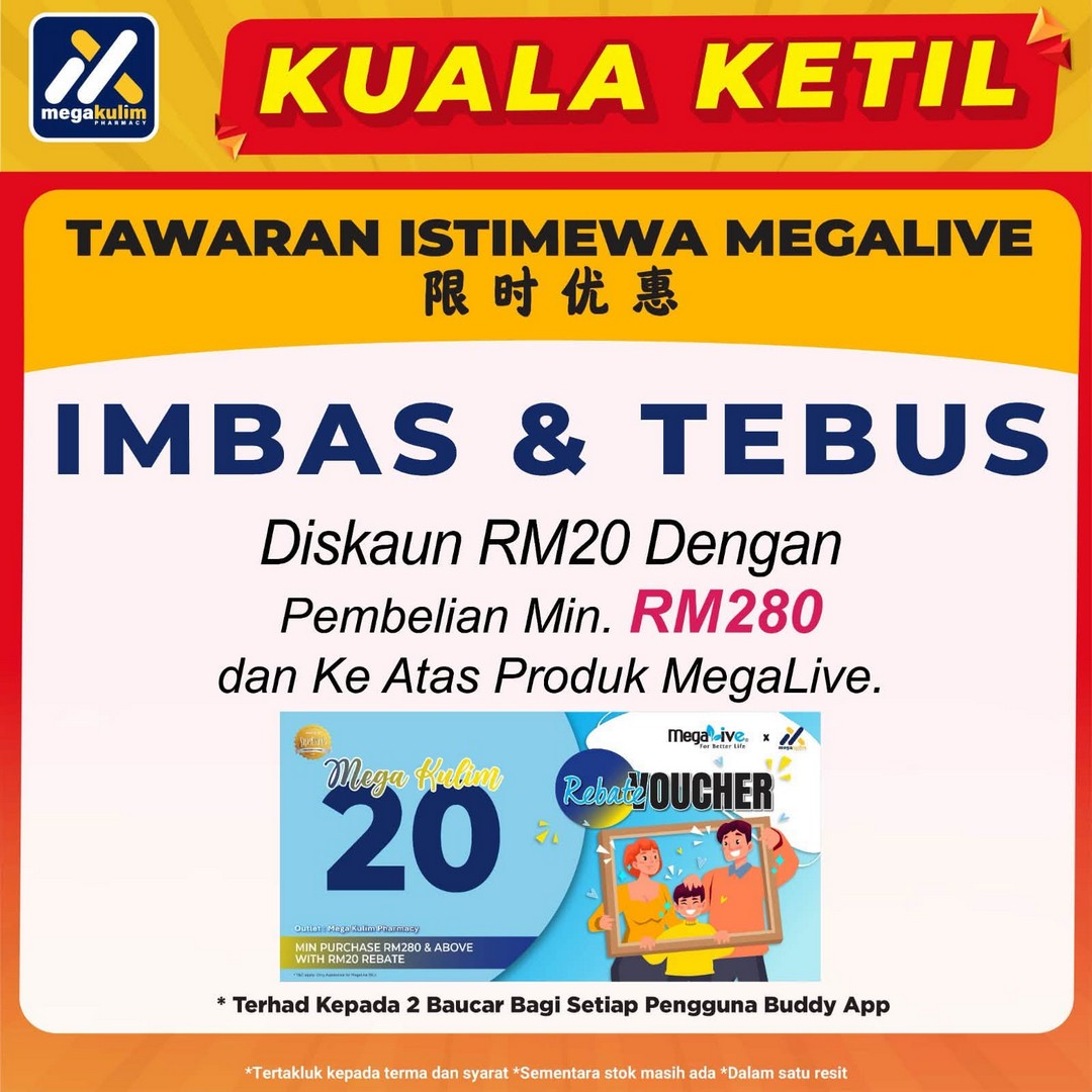 Mega-Kulim-Pharmacy-Health-Carnival-Sale-15 1-2 August 2026: Mega Kulim Pharmacy: Health Carnival Sale & Promotion Event With Free Health Screening, Rewards And Wellness Offers