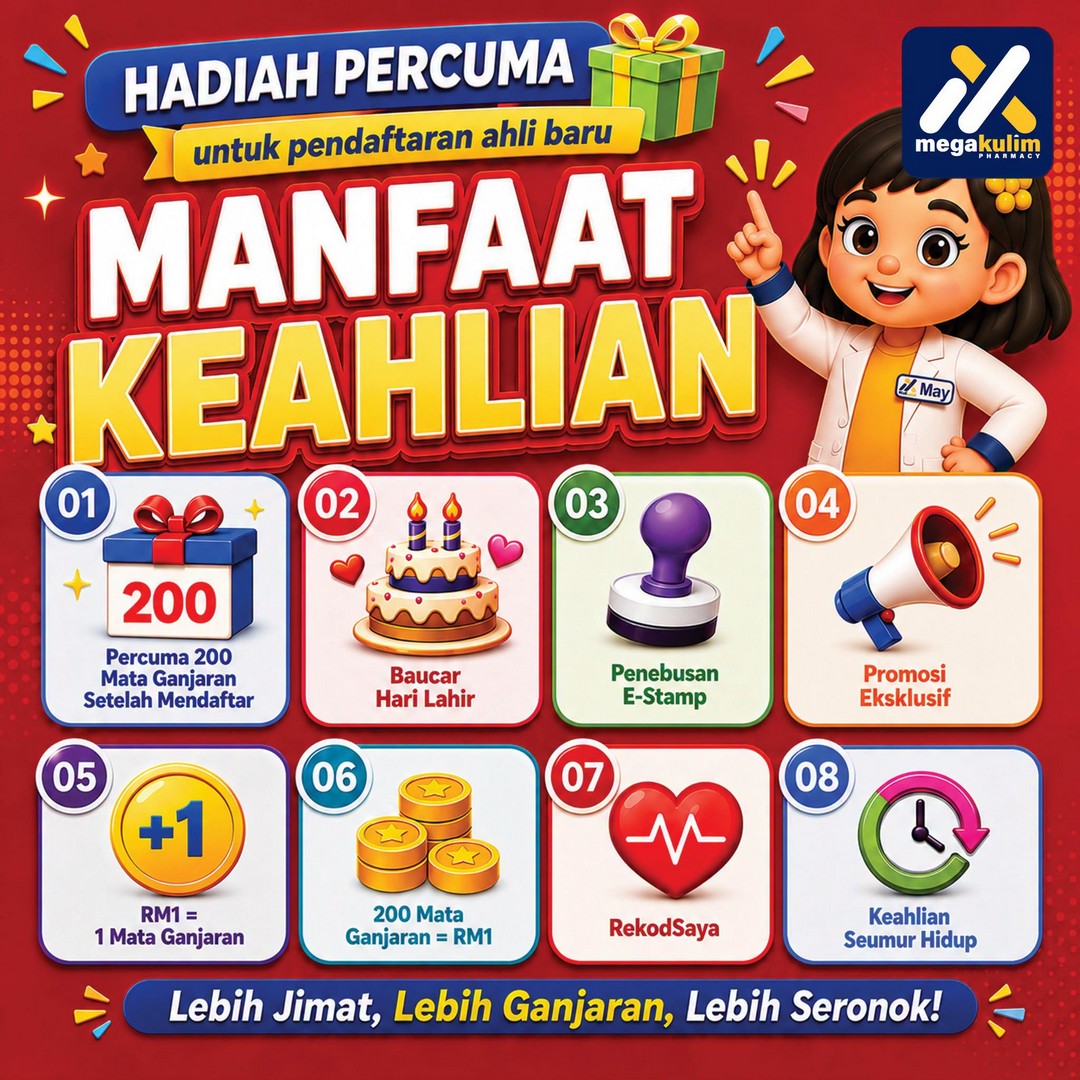 Mega-Kulim-Pharmacy-Kelang-Lama-Opening-Promotion-12 3–31 July 2026: Mega Kulim Pharmacy Kelang Lama Opening Promotion – Enjoy Special Opening Deals and Exclusive New Member Rewards in Kulim, Kedah