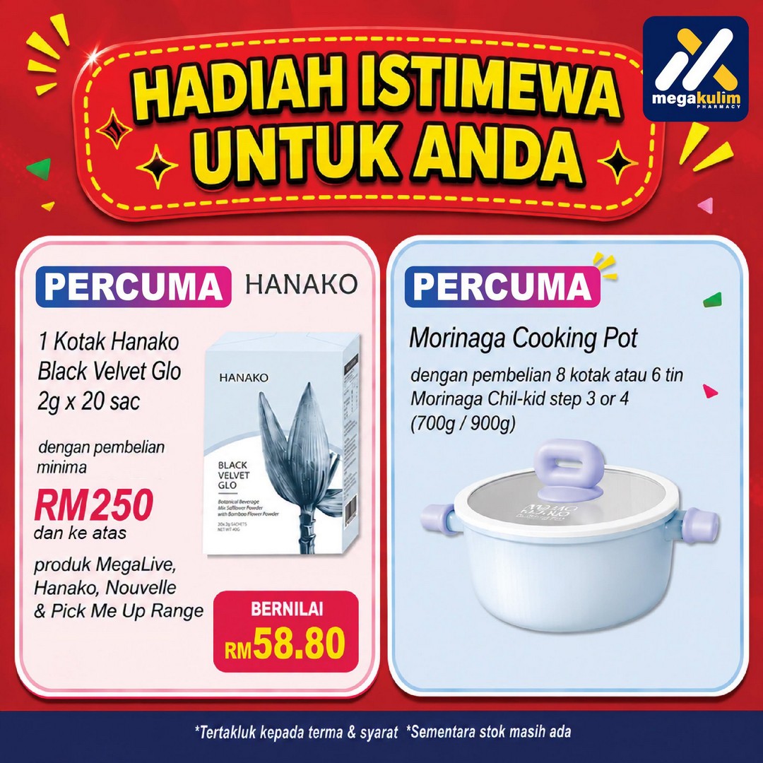 Mega-Kulim-Pharmacy-Kelang-Lama-Opening-Promotion-7 3–31 July 2026: Mega Kulim Pharmacy Kelang Lama Opening Promotion – Enjoy Special Opening Deals and Exclusive New Member Rewards in Kulim, Kedah