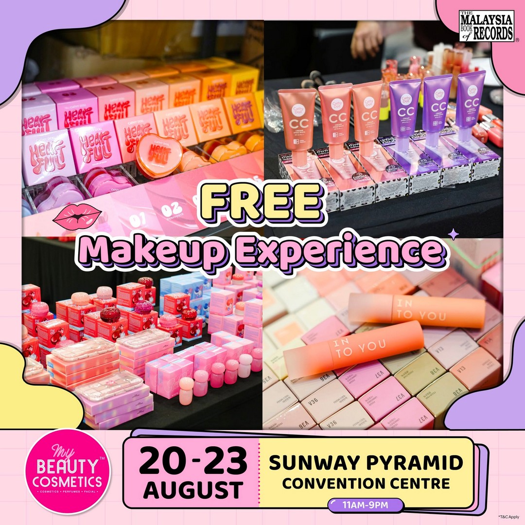 My-Beauty-Cosmetics-Merdeka-Beauty-Sale-Event-at-Sunway-Pyramid-Convention-4 20-23 July 2026: My Beauty & Cosmetics Merdeka Beauty Sale Event at Sunway Pyramid Convention Centre – Up to 90% Off Beauty Deals, RM1 Specials and Free Rewards