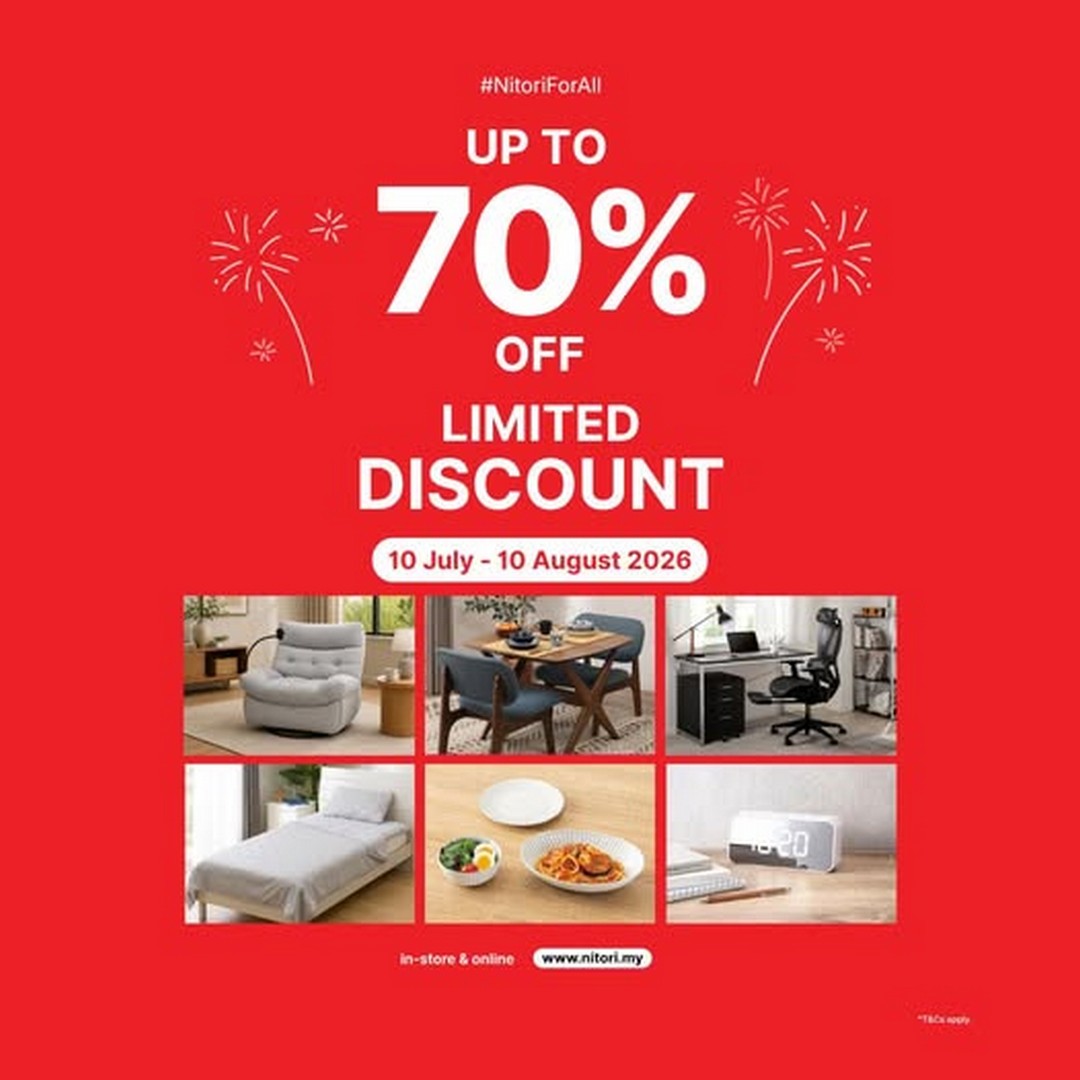 MyTOWN-Shopping-Centre-Limited-Discount-Sale 10 July – 10 August 2026: MyTOWN Shopping Centre Limited Discount Sale – Enjoy Up to 70% OFF Furniture, Home Essentials and Home Décor Promotion in Malaysia