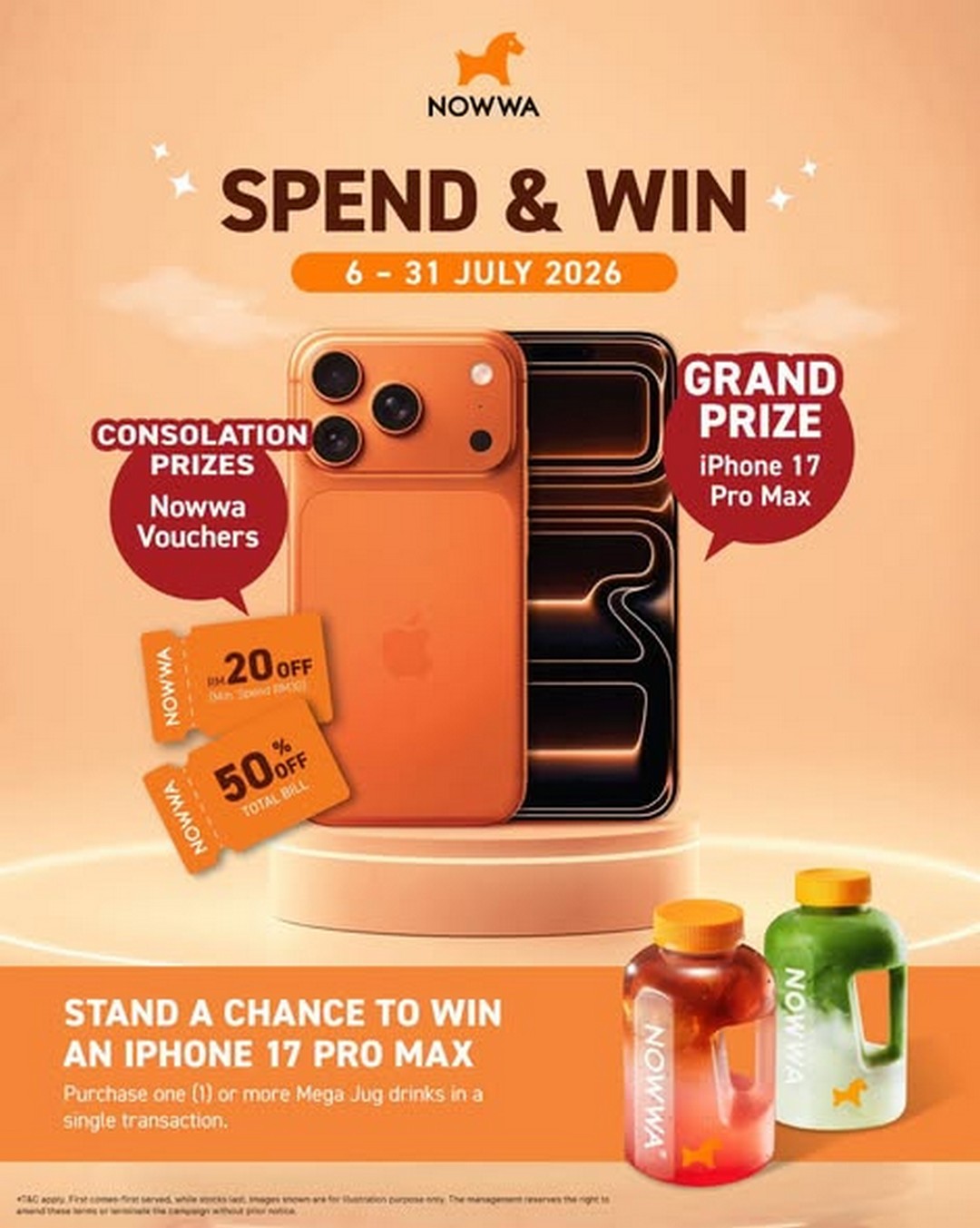 NOWWA-Coffee-Malaysia-Grand-Opening-Promotion-2 6-13 July 2026: NOWWA Coffee Malaysia Grand Opening Promotion at KL Eco City – Enjoy Coffee from RM2.99, Member Rewards & iPhone 17 Pro Max Giveaway