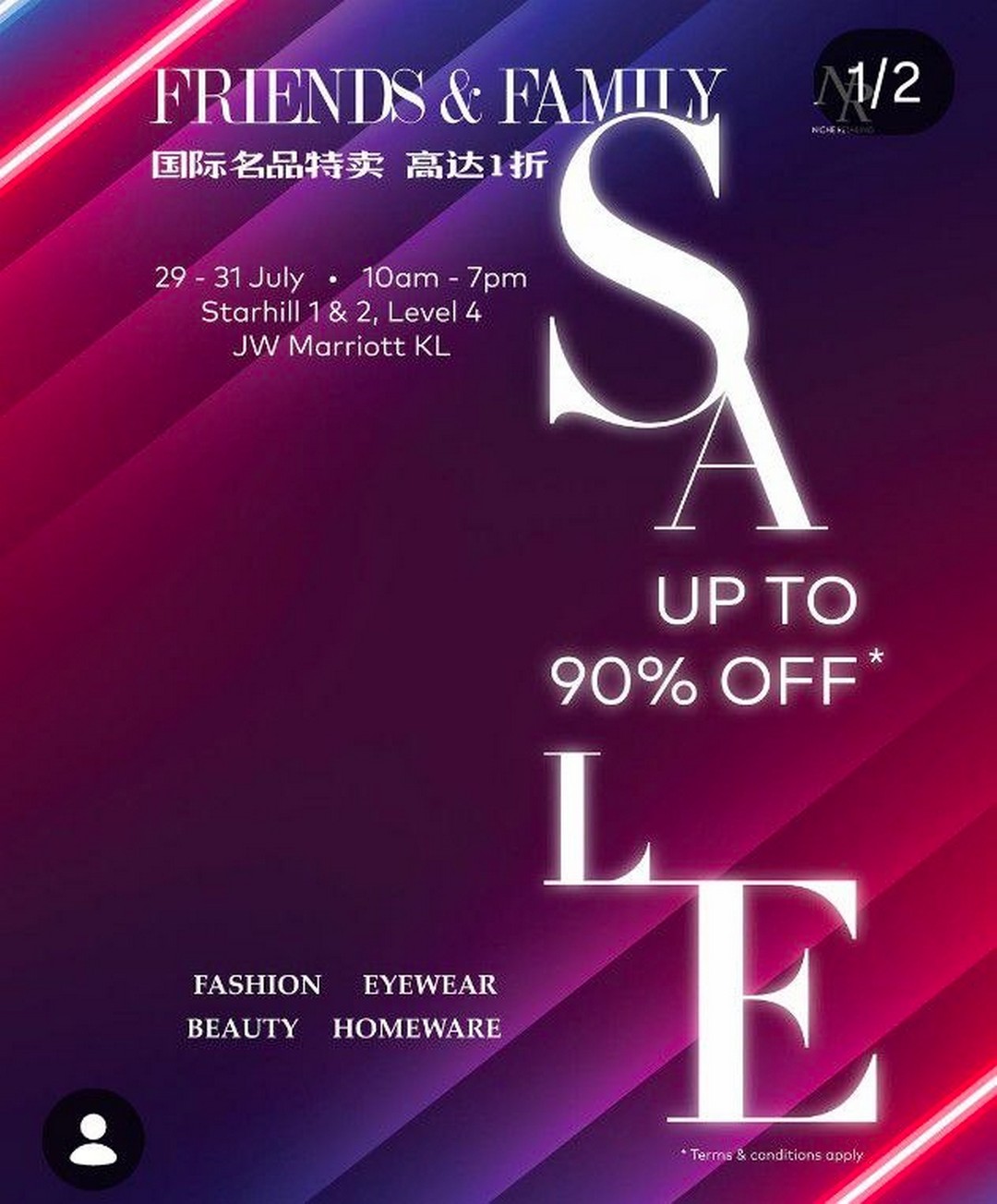 Niche-Retailing-Friends-Family-Warehouse-Sale 29-31 July 2026: Niche Retailing Friends & Family Warehouse Sale: Up to 90% OFF Luxury Fashion Brands at JW Marriott Kuala Lumpur