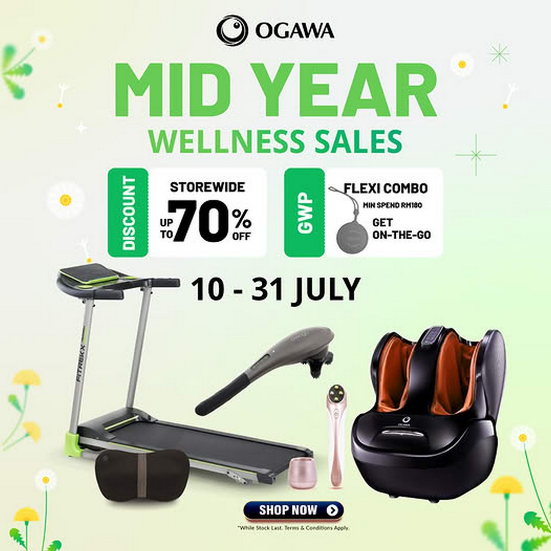 OGAWA-Malaysia-Up-To-70-OFF-Massage-Chairs 10-31 July 2026: OGAWA Malaysia: Up To 70% OFF Massage Chairs, Massagers And Fitness Equipment Promotion With Free Mini Massager Giveaway