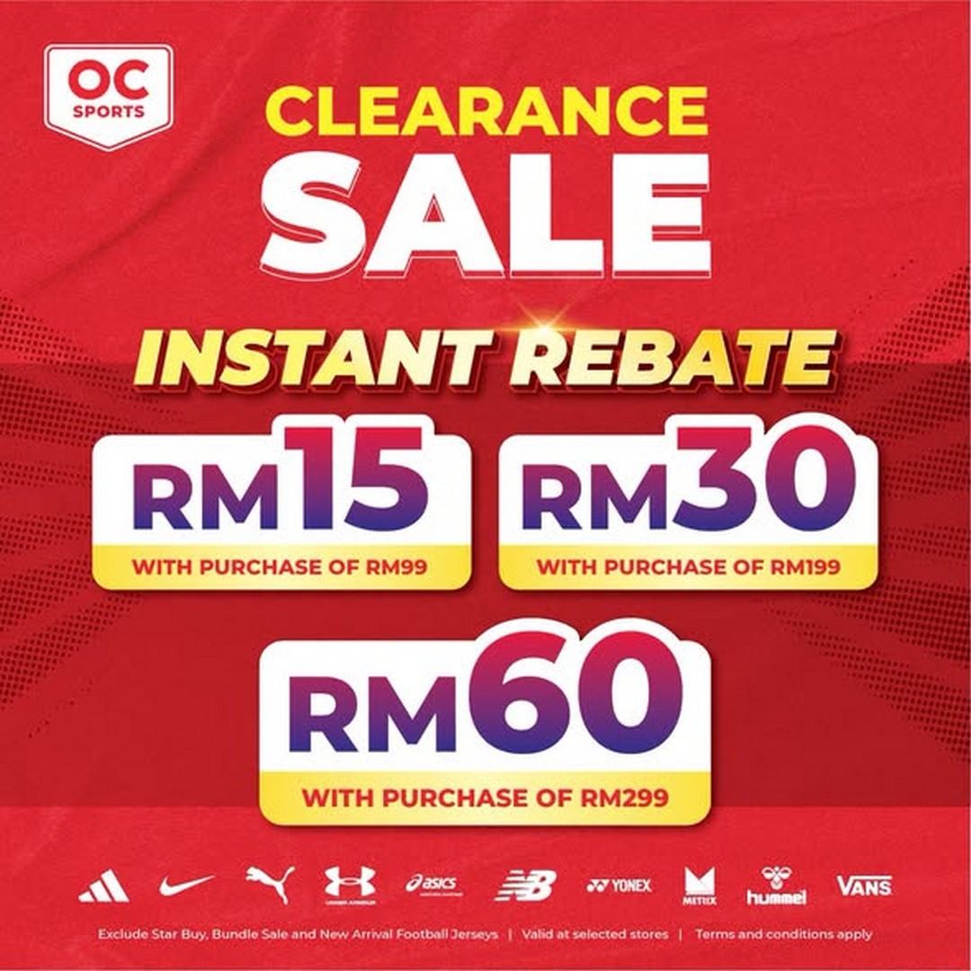 Original-Classic-Clearance-Sale-Malaysia 3 July 2026 onwards: Original Classic Clearance Sale Malaysia – Enjoy Instant Rebates Up to RM60 at Selected Clearance Outlets