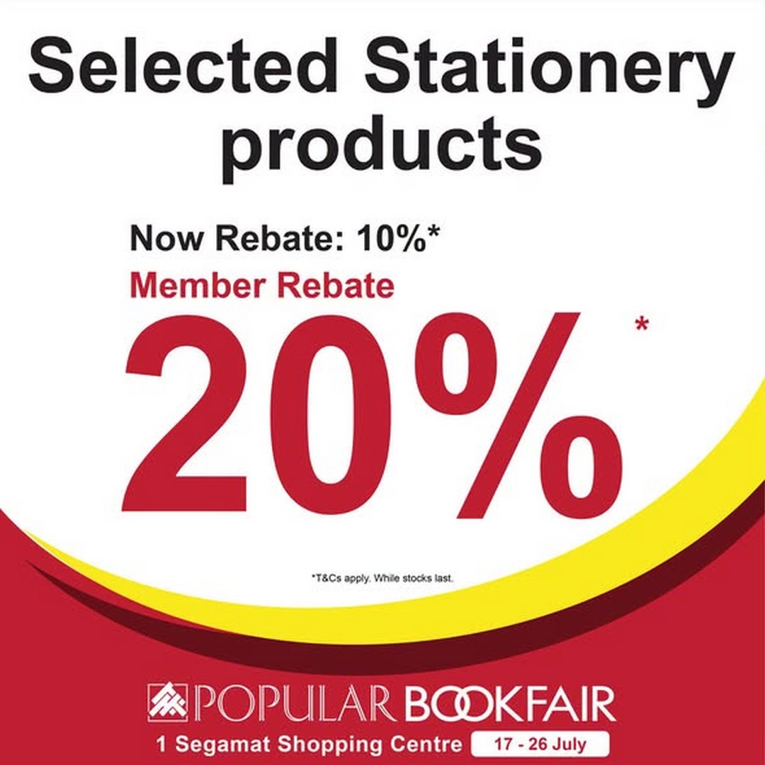 POPULAR-Book-Malaysia-Bookfair-at-1-Segamat-Shopping-Centre-2 17-26 July 2026: POPULAR Book Malaysia Bookfair at 1 Segamat Shopping Centre – Book Sale, Stationery Promotion, Gadgets Deals and POPULAR Card Rewards