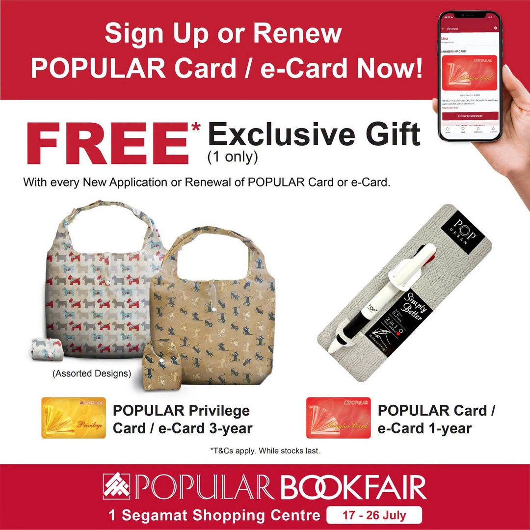 POPULAR-Book-Malaysia-Bookfair-at-1-Segamat-Shopping-Centre-6 17-26 July 2026: POPULAR Book Malaysia Bookfair at 1 Segamat Shopping Centre – Book Sale, Stationery Promotion, Gadgets Deals and POPULAR Card Rewards
