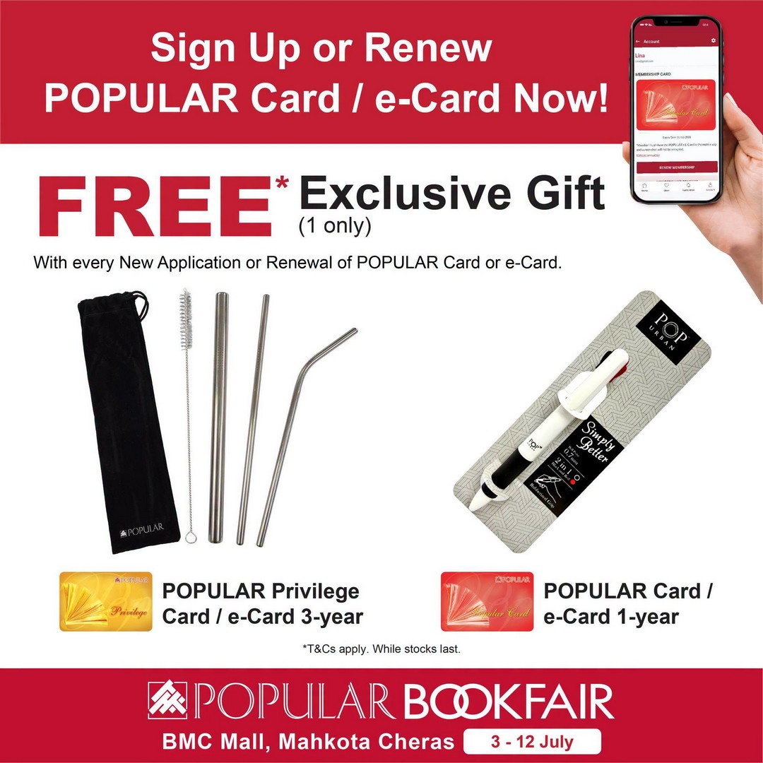 POPULAR-Bookfair-at-BMC-Mall-Mahkota-Cheras-Promotion-6 3–12 July 2026: POPULAR Bookfair at BMC Mall Mahkota Cheras Promotion – Save on Books, Stationery, Gadgets with Up to 65% Off PWP Deals and Exclusive Member Rewards