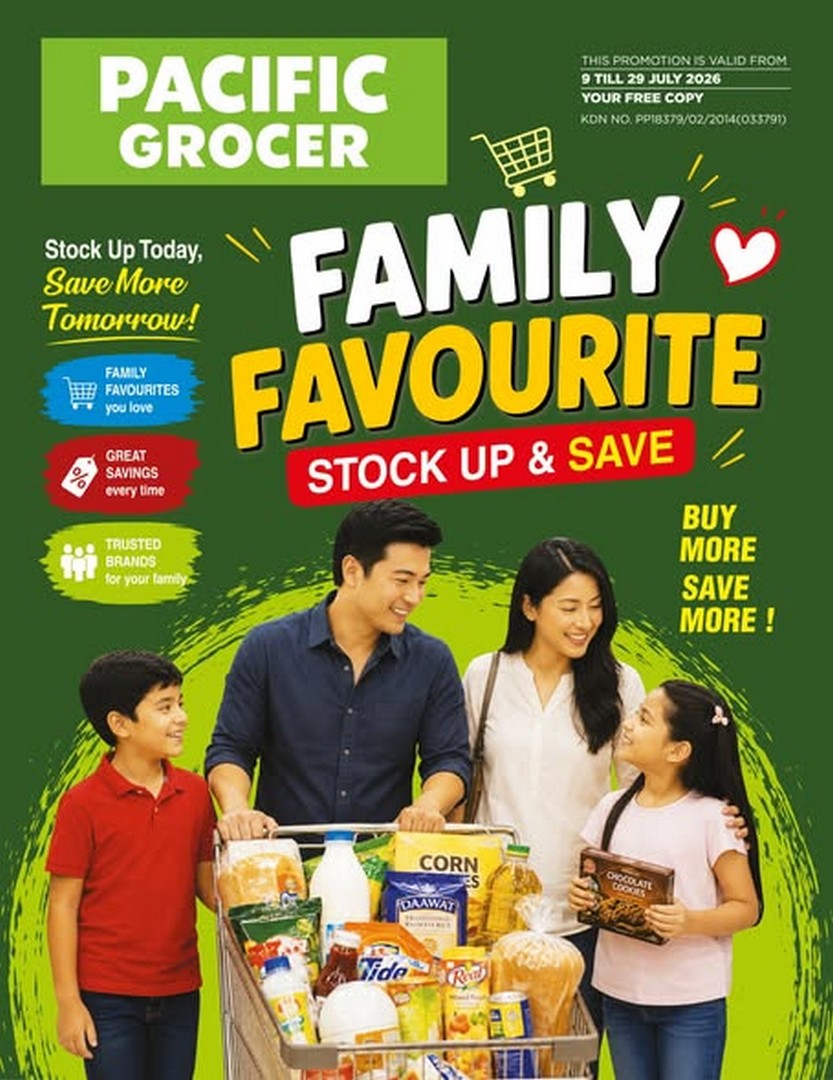 Pacific-Grocer-Family-Favourite-Deals-Promotion 9–29 July 2026: Pacific Grocer Family Favourite Deals Promotion – Save More on Daily Essentials Plus 1+1 Membership Renewal Offer for Only RM12