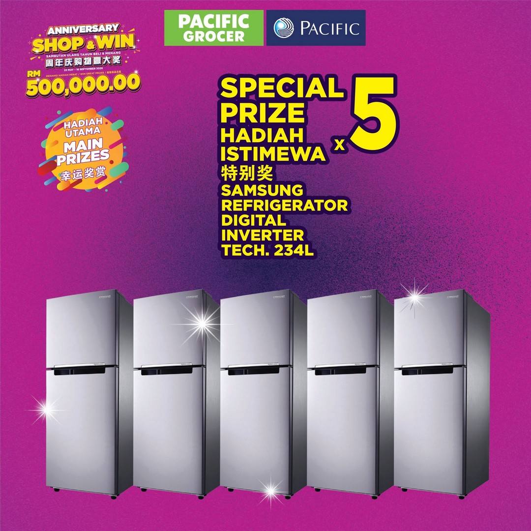 Pacific-Malaysia-58th-Anniversary-Shop-Win-Promotion-5 22 May–16 September 2026: Pacific Malaysia 58th Anniversary Shop & Win Promotion – Spend RM50 and Stand a Chance to Win Cars, Motorcycles, Samsung Appliances and Instant Rewards