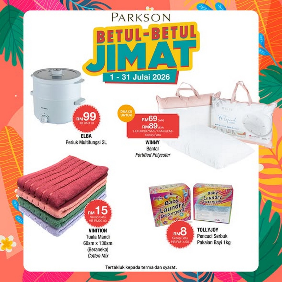 Parkson-Malaysia-July-Big-Save-Promotion-3 1–31 July 2026: Parkson Malaysia July Big Save Promotion – Enjoy Huge Discounts on Fashion, Luggage, Home Appliances and More