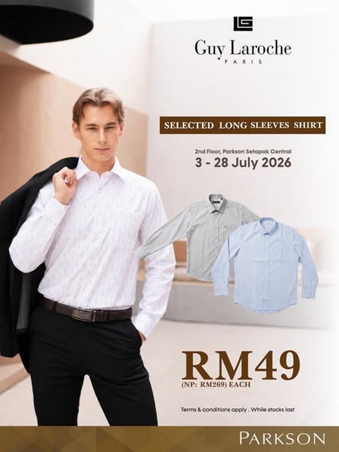 Parkson-Malaysia-Mens-Fashion-Fair-Promotion-1 3–28 July 2026: Parkson Malaysia Men's Fashion Fair Promotion – Enjoy Up to 70% OFF Men's Apparel at Parkson Setapak Central