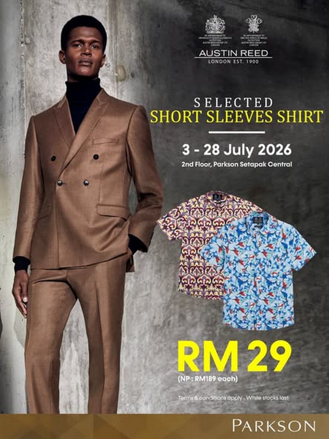Parkson-Malaysia-Mens-Fashion-Fair-Promotion-3 3–28 July 2026: Parkson Malaysia Men's Fashion Fair Promotion – Enjoy Up to 70% OFF Men's Apparel at Parkson Setapak Central