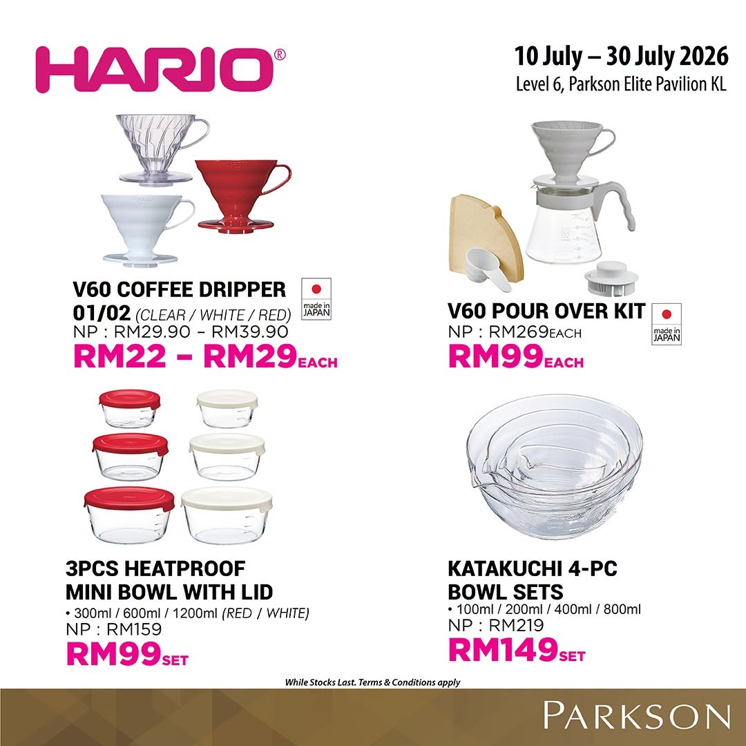 Parkson-Malaysia-Premium-Kitchen-Fair-Sale-at-Pavilion-KL-6 10-30 July 2026: Parkson Malaysia Premium Kitchen Fair Sale at Pavilion KL – Premium Kitchenware, Cookware & Thermal Bottle Promotions