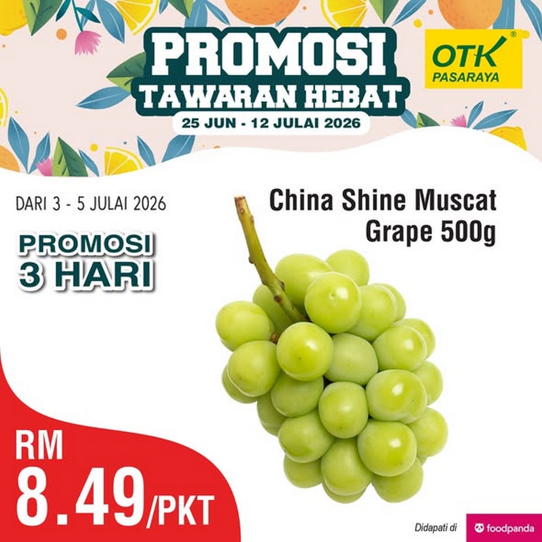 Pasaraya-OTK-3-Days-Great-Deals-Promotion-1 3-5 July 2026: Pasaraya OTK 3 Days Great Deals Promotion – Fresh Groceries, Daily Essentials and Fantastic Savings Across Malaysia