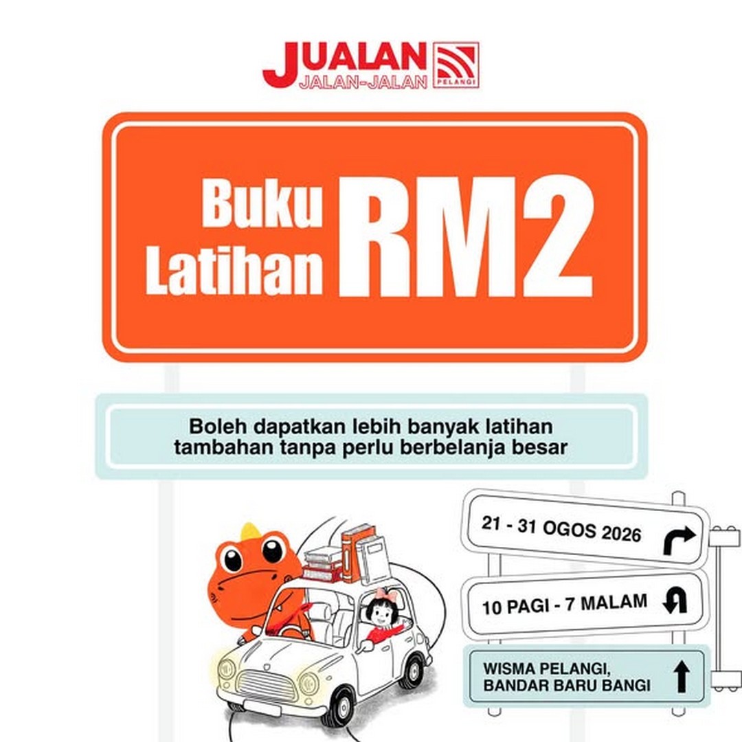 Pelangi-Publishing-Jualan-Jalan-Jalan-Pelangi-Warehouse-Sale-3 21–31 August 2026: Pelangi Publishing Jualan Jalan-Jalan Pelangi Warehouse Sale – Free Entry Book Sale Event for Families at Wisma Pelangi, Bandar Baru Bangi