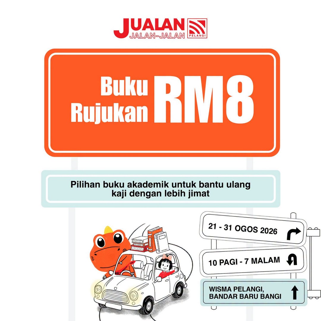 Pelangi-Publishing-Jualan-Jalan-Jalan-Pelangi-Warehouse-Sale-4 21–31 August 2026: Pelangi Publishing Jualan Jalan-Jalan Pelangi Warehouse Sale – Free Entry Book Sale Event for Families at Wisma Pelangi, Bandar Baru Bangi