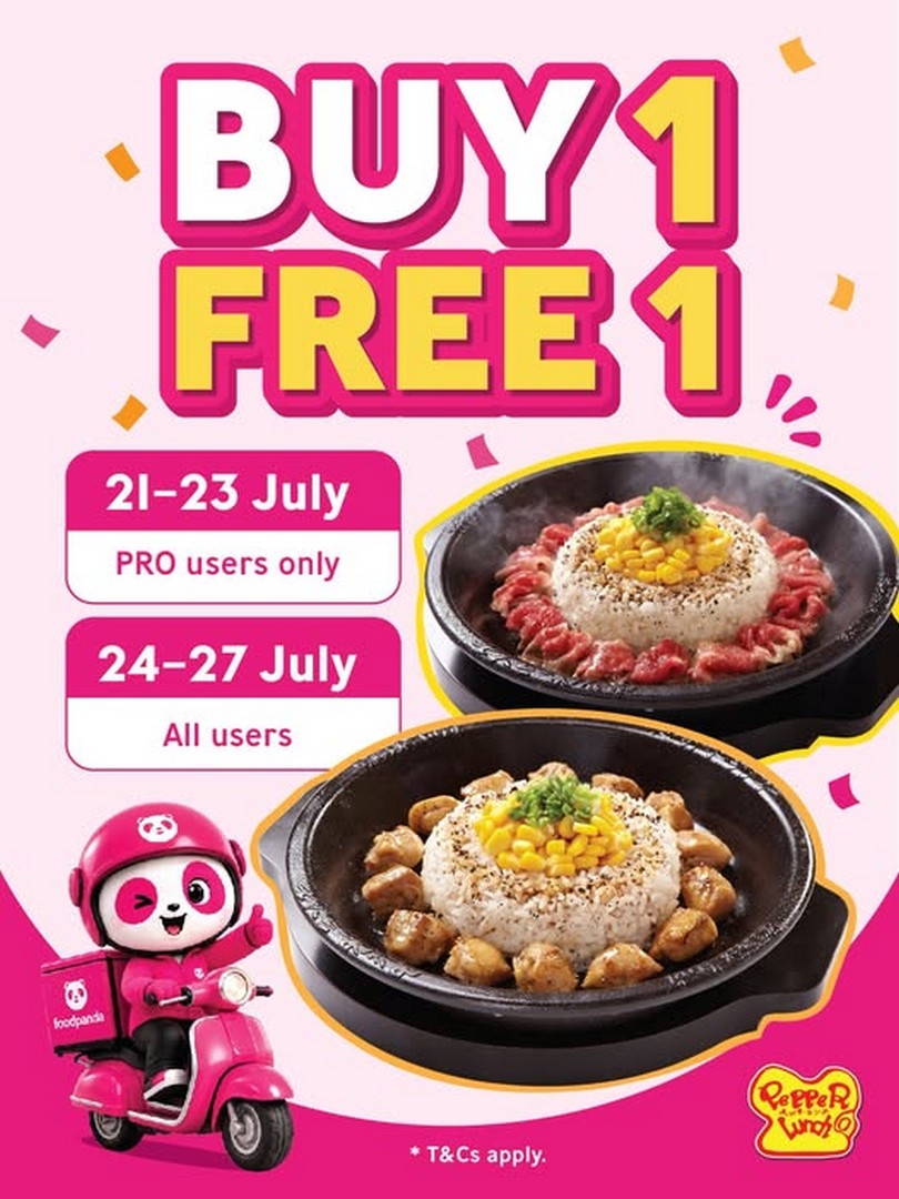 Pepper-Lunch-Malaysia-Buy-1-Free-1-Promotion 21-27 July 2026: Pepper Lunch Malaysia Buy 1 Free 1 Promotion, Enjoy Double Sizzling Meals With FoodPanda Exclusive Deal