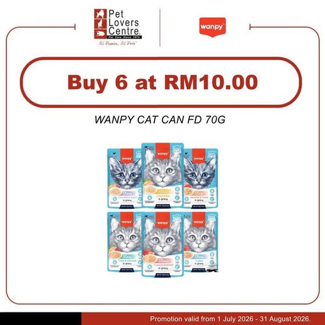 Pet-Lovers-Centre-Malaysia-Cat-Food-Promotion-4 1 July – 31 August 2026: Pet Lovers Centre Malaysia Cat Food Promotion – Save on Cindy & Friends, Vitalplus and Wanpy Cat Food & Treats at Stores Nationwide