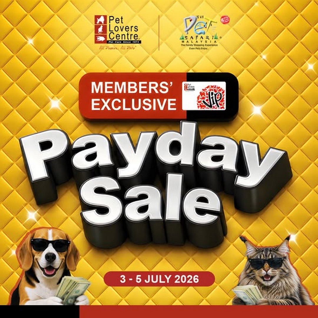 Pet-Lovers-Centre-Malaysia-Payday-Sale-Promotion 3–5 July 2026: Pet Lovers Centre Malaysia Payday Sale Promotion – Save on Pet Food, Treats, Toys and Everyday Essentials for Your Beloved Pets