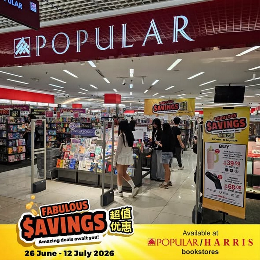 Popular-Book-Fabulous-Savings-Promotion-1 26 June – 17 July 2026: Popular Book Fabulous Savings Promotion – Save on Books, Stationery, Gadgets and Enjoy Exclusive Member Rewards Across Malaysia