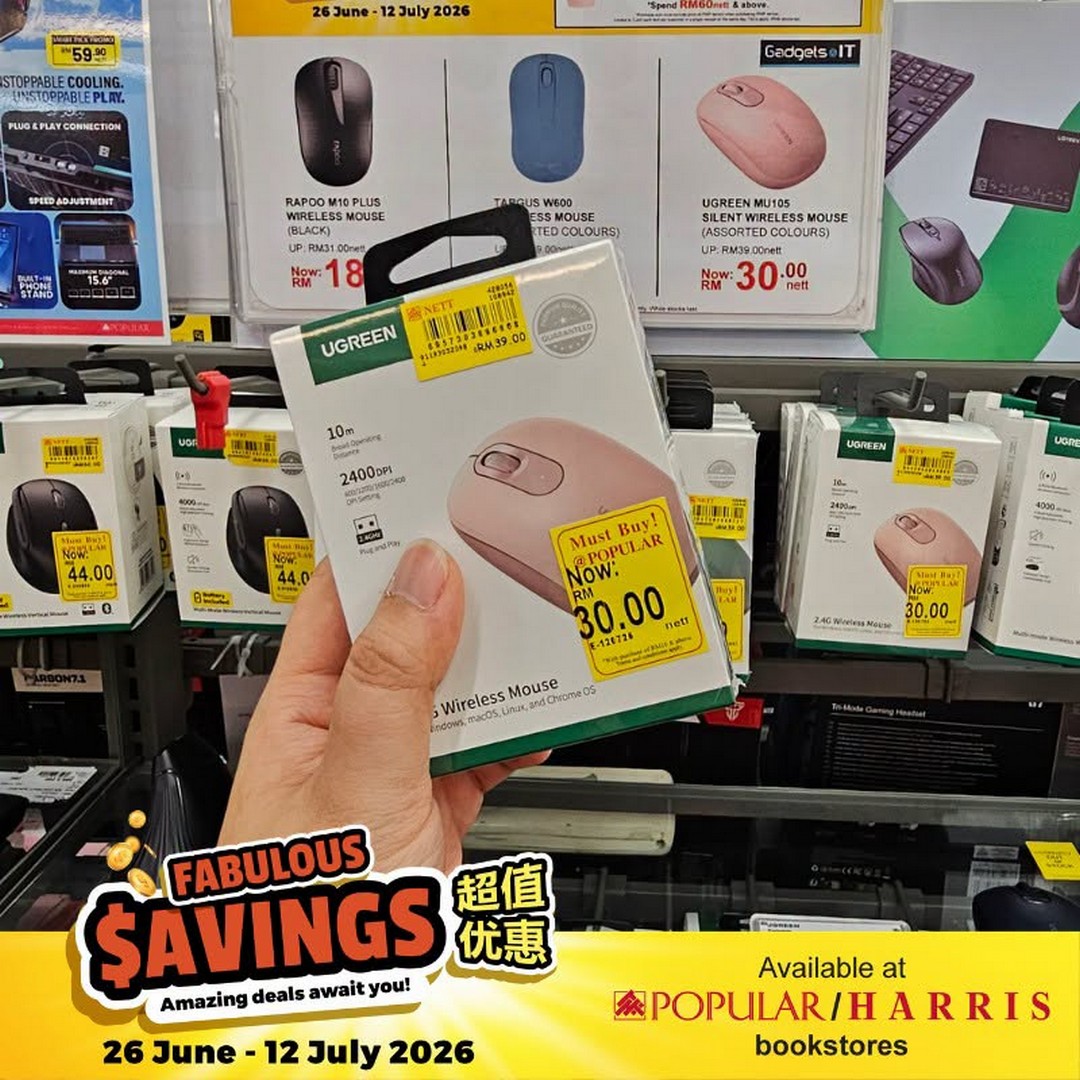 Popular-Book-Fabulous-Savings-Promotion-15 26 June – 17 July 2026: Popular Book Fabulous Savings Promotion – Save on Books, Stationery, Gadgets and Enjoy Exclusive Member Rewards Across Malaysia