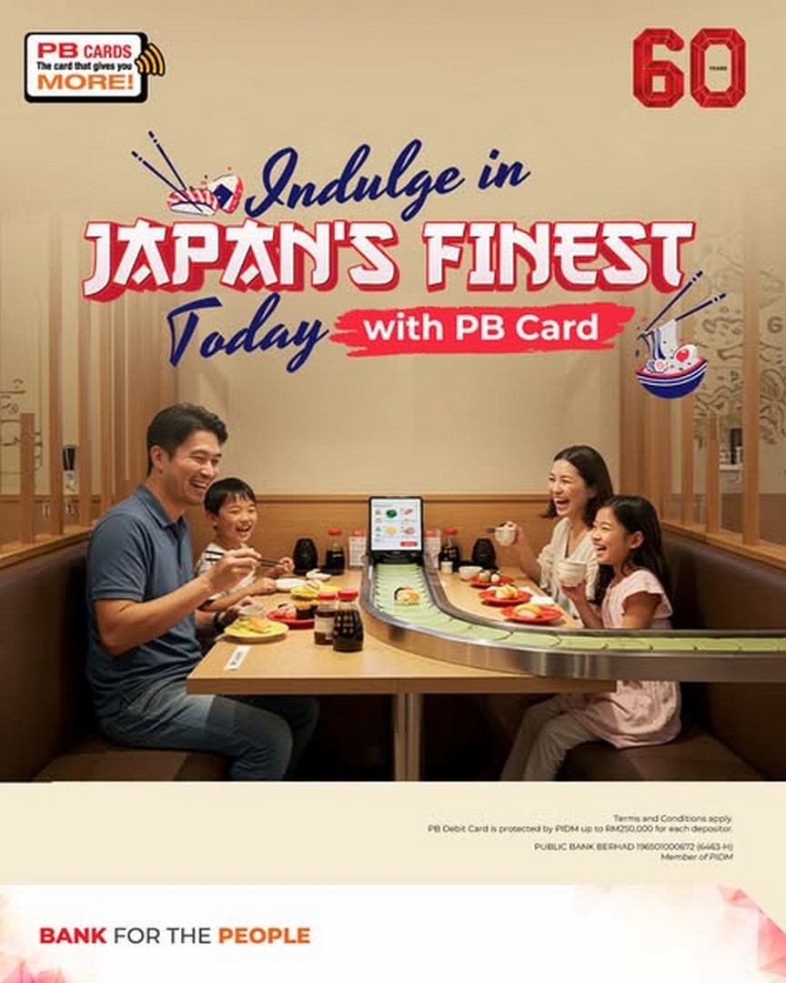 Public-Bank-PB-Card-Japanese-Dining-Promotion 1 July 2026 – 30 June 2027: Public Bank PB Card Japanese Dining Promotion – Enjoy Up to 20% Savings at Selected Japanese Restaurants in Malaysia