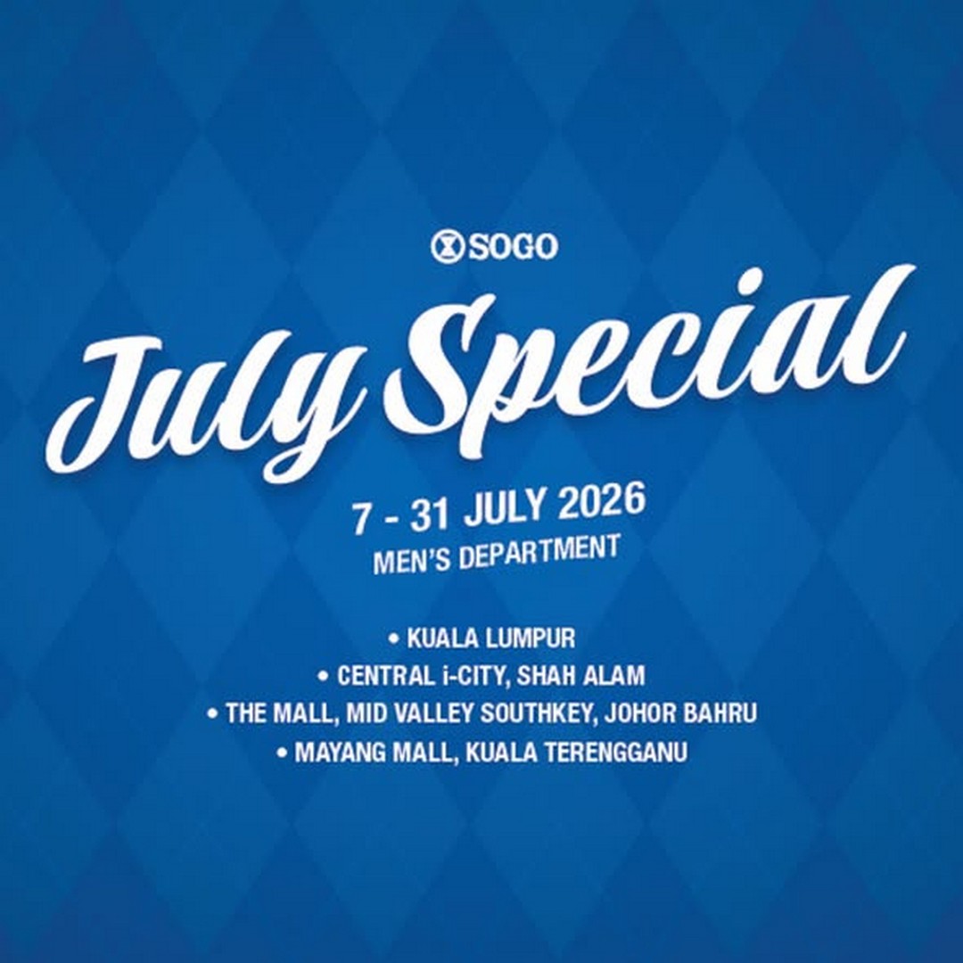 SOGO-Malaysia-Mens-Department-Purchase-with-Purchase-Promotion Now till 31 July 2026: SOGO Malaysia Men's Department Purchase with Purchase Promotion – Get a POLO Sports Bag for Only RM27