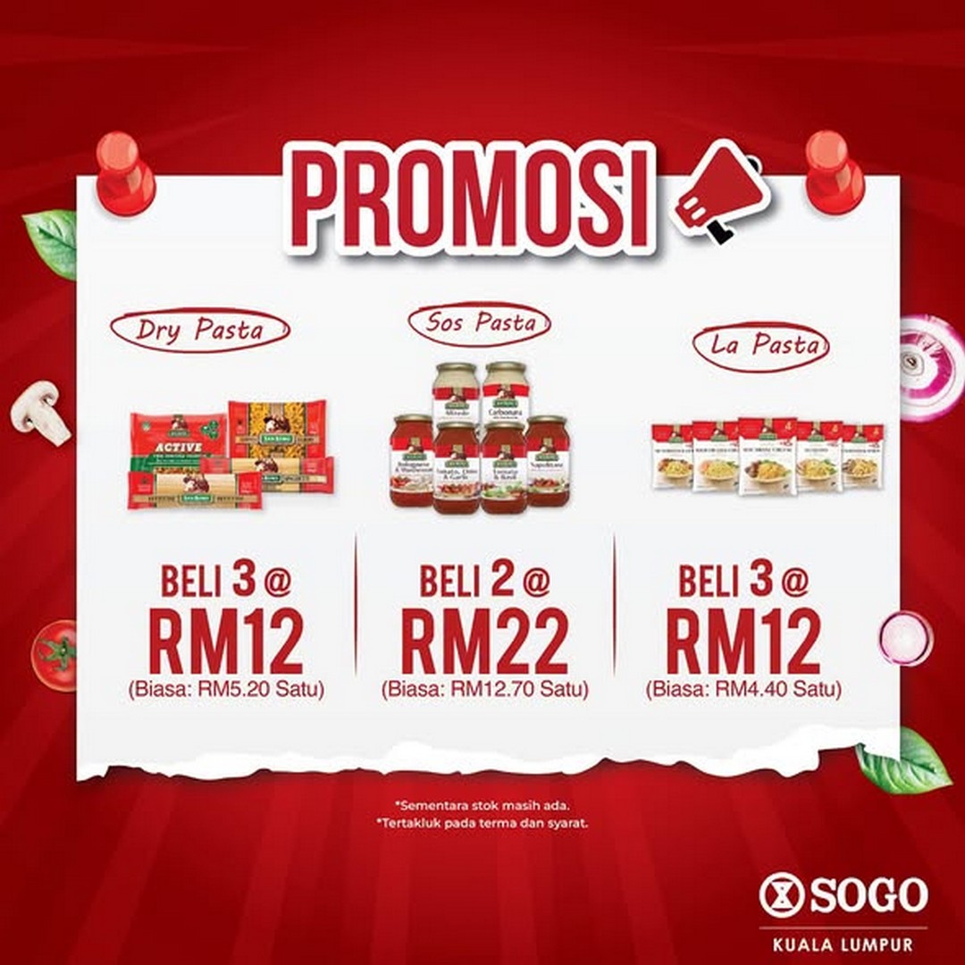 SOGO-Malaysia-San-Remo-Pasta-Promotion-with-Free-Gifts-1 Now till 12 July 2026: SOGO Malaysia San Remo Pasta Promotion with Free Gifts and Live Cooking Demonstration at SOGO Kuala Lumpur