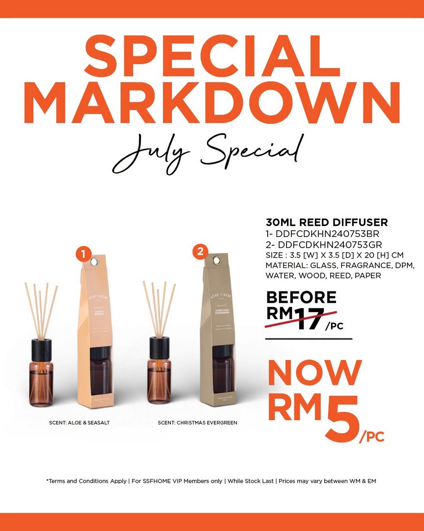 SSFHOME-Malaysia-July-Special-Markdown-Sale-19 9 July 2026 Onwards: SSFHOME Malaysia July Special Markdown Sale – Home Furniture & Décor Promotion with Prices from RM2