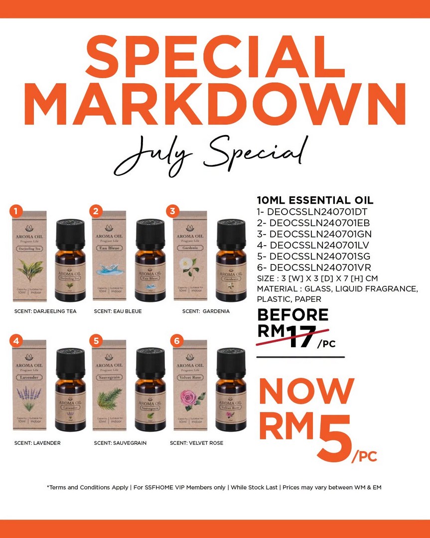 SSFHOME-Malaysia-July-Special-Markdown-Sale-21 9 July 2026 Onwards: SSFHOME Malaysia July Special Markdown Sale – Home Furniture & Décor Promotion with Prices from RM2