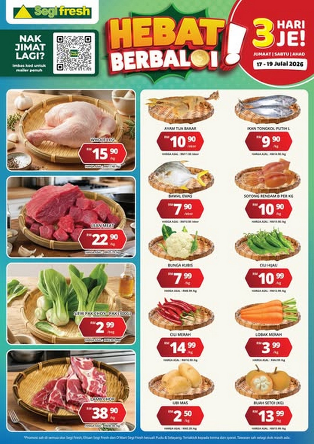 Segi-Fresh-Worth-It-3-Day-Promotion-–-Fresh-Groceries 17-19 July 2026: Segi Fresh Worth It 3-Day Promotion – Fresh Groceries, Seafood, Meat and Vegetables at Great Prices Across Malaysia