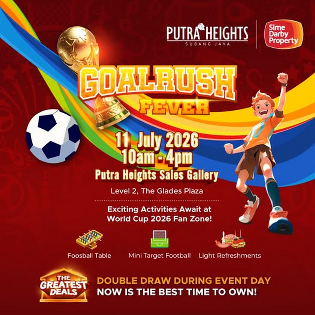 Sime-Darby-Property-GOALRUSH-FEVER-Promotion-at-Putra-Heights 11 July 2026: Sime Darby Property GOALRUSH FEVER Promotion at Putra Heights – Football Fun, Family Activities and Exclusive FIFA World Cup Merchandise Giveaway